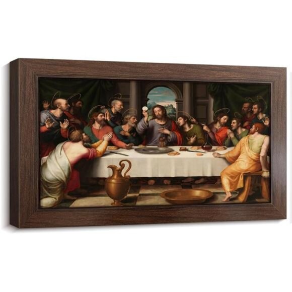 Christian Decor the Last Supper Christian Art Wall Decor Leonardo